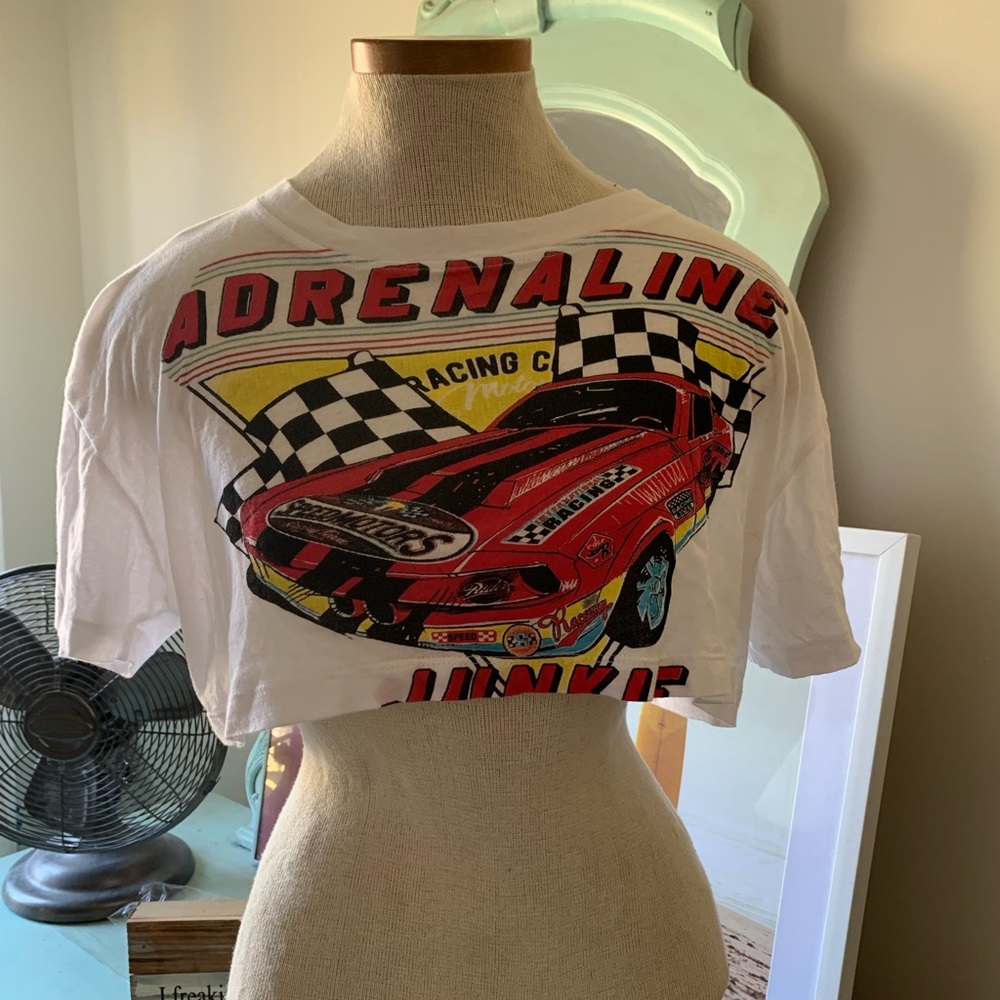 Like New Forever 21 race car crop top.